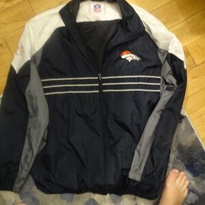 VINTAGE NFL DENVER BRONCOS  WINDBREAKER POLYESTER JACKET